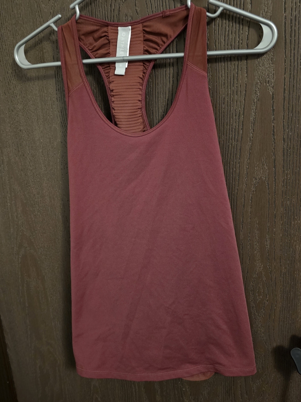 Athleta‎ Ruched Racerback Tank - Rosewood